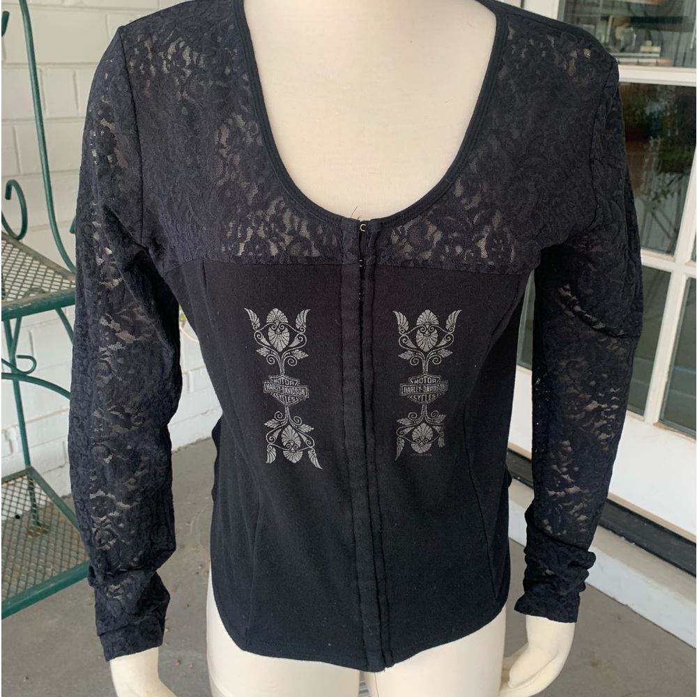 Vintage Harley Davidson Long Sleeve Top